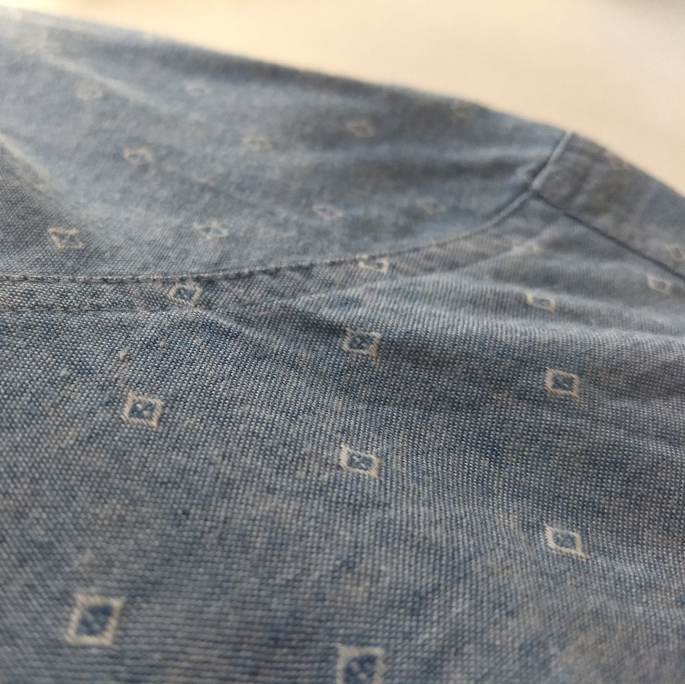 Chambray Wrap Top - Picture 6 of 8